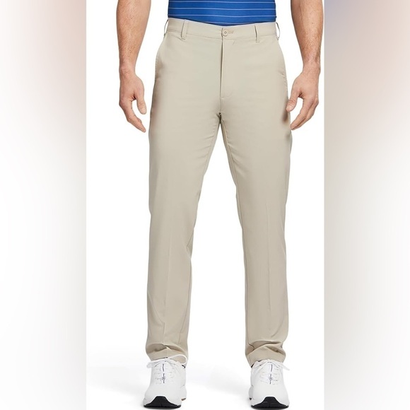 Izod Other - IZOD Golf Khaki Straight Front Pants Size 36X32